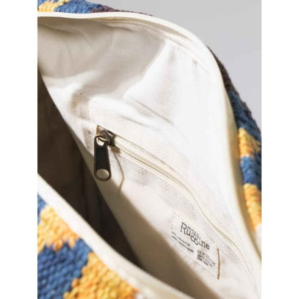 Boho Travel Bag - Ethnic Navajo Design - Handwoven from Fully Fine Cotton