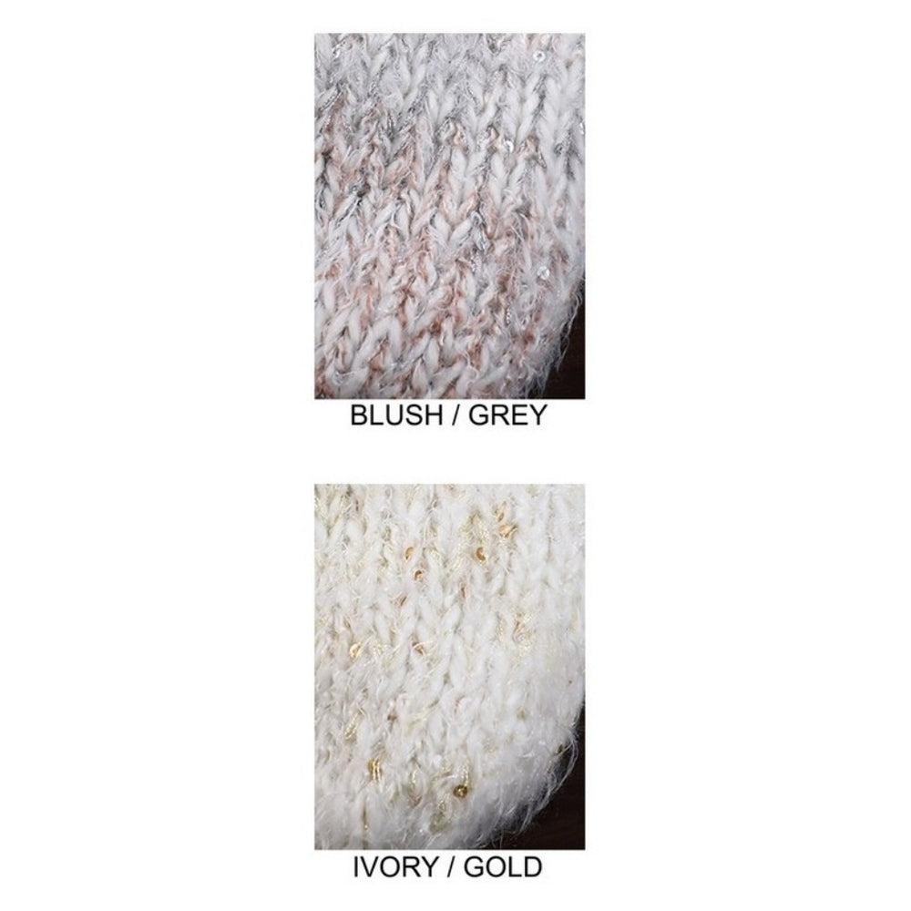 5 Pairs of Women's Knit Mittens w Warm & Comfy Faux Fur Lining for $24