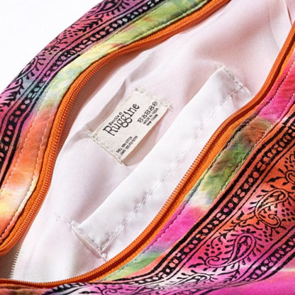 Tie Dyed Boho Beach Hobo Shoulder Bag - 100% Cotton - Bohemian & Ethnic Inspired