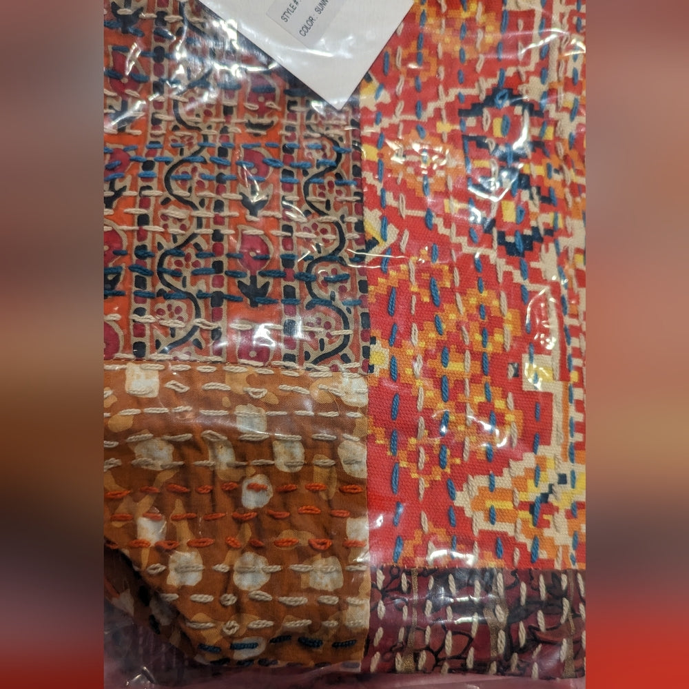 Boho Chic - Hand Stitched Patchwork Shoulder Bag - Fully Lined - Bohemian Style