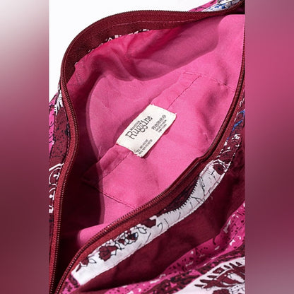 Boho Chic Beach Yoga Hobo Shoulder Bag - 100% Cotton - Bohemian Ethnic Inspired