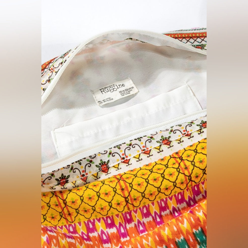 Floral & Paisley Print Boho Chic Beach Yoga Hobo Shoulder Bag  - 100% Cotton