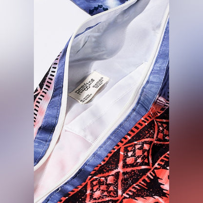 Boho Chic Patriotic Tie Dyed Hobo Beach Yoga Shoulder Bag -Ethnic Inspired Print