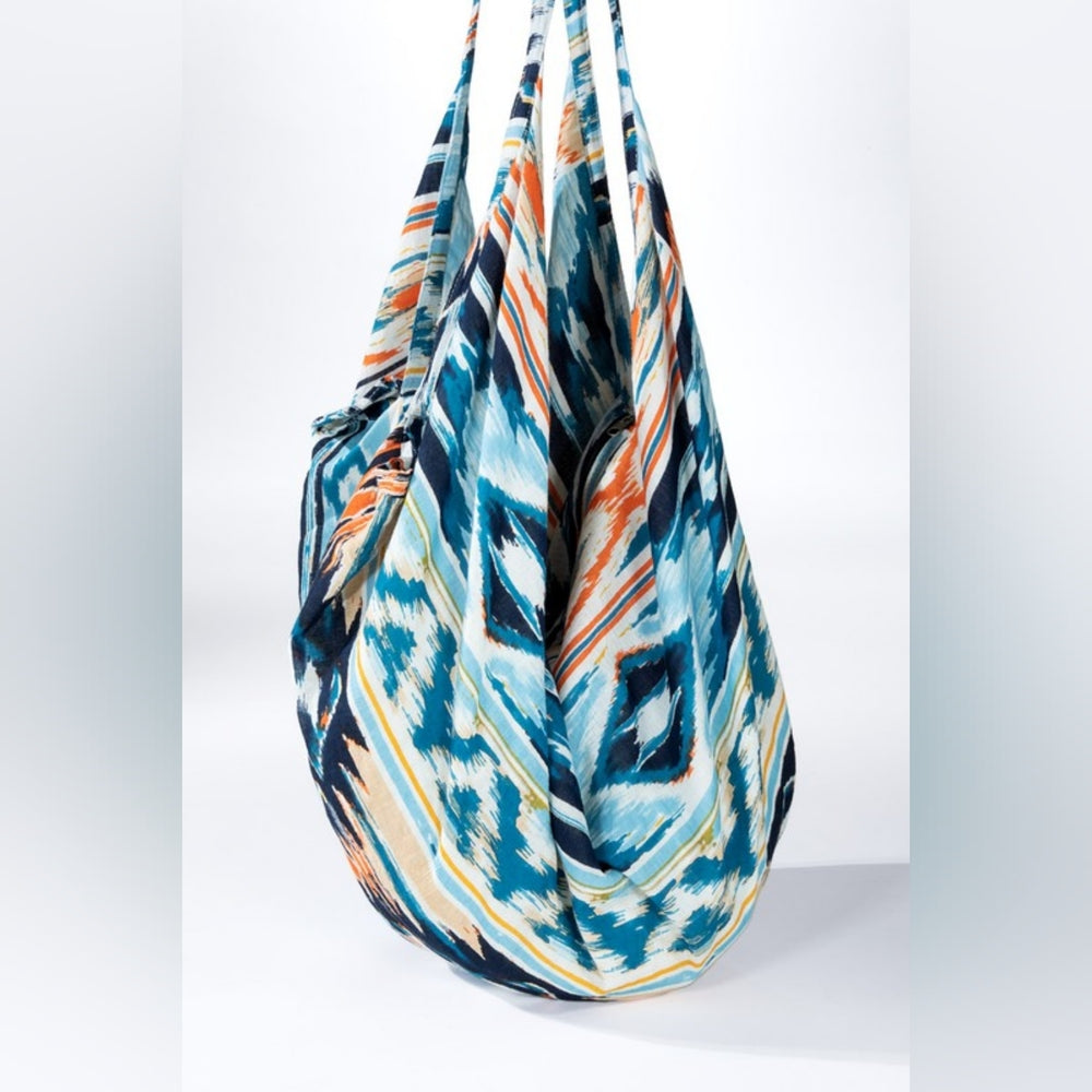 Boho Chic Hobo Beach Yoga Shoulder Bag - 100% Cotton - Bohemian Ethnic Inspired