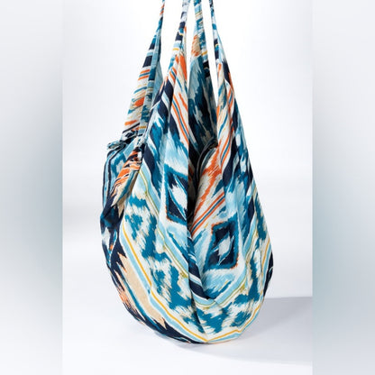 Boho Chic Hobo Beach Yoga Shoulder Bag - 100% Cotton - Bohemian Ethnic Inspired