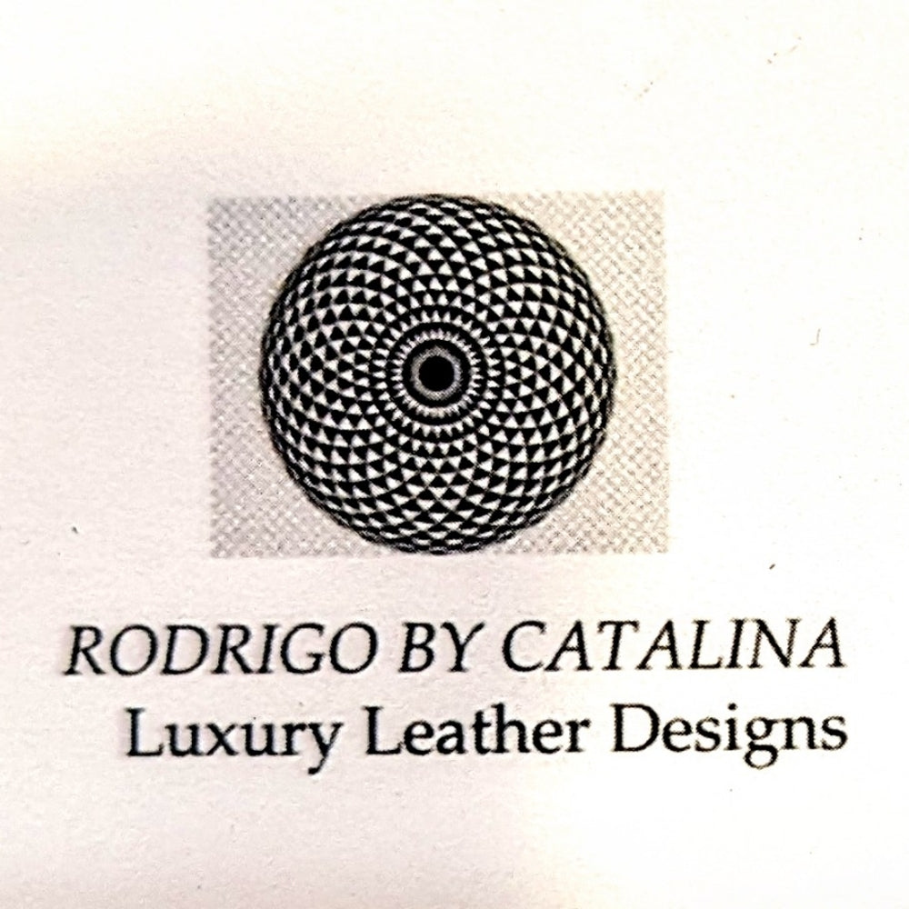 Luxury Italian Tooled Leather & Brazilian Cowhide Leather Crossbody Bag