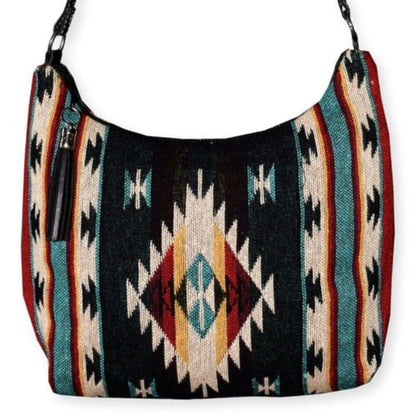 Gypsy Crossbody Bag - Southwest Style - Ethnic Inspired Design - Soft Cotton