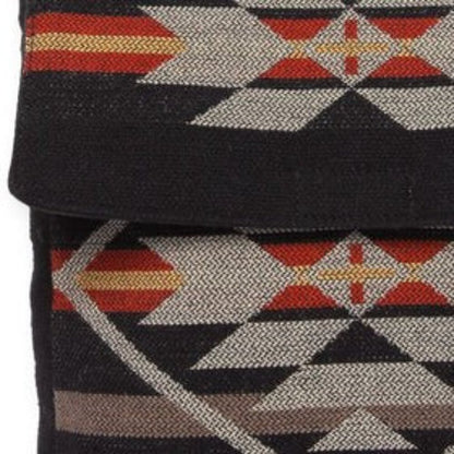 Flap Top Shoulder Bag - Southwest Style - Ethnic Inspired Design - Lightweight