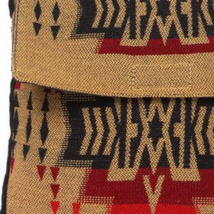 Flap Top Shoulder Bag - Southwest Style - Ethnic Inspired Design - Lightweight