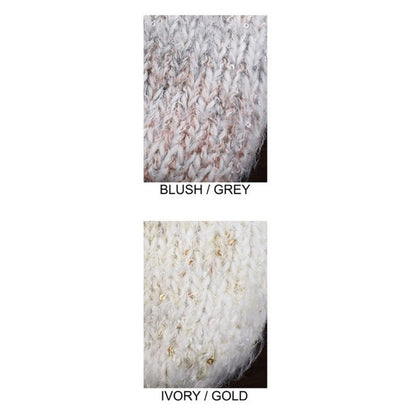 5 Pairs of Women's Knit Mittens w Warm & Comfy Faux Fur Lining for $24