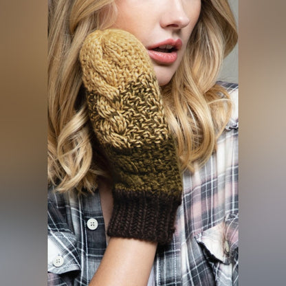 5 Pairs of Women's Knit Mittens w Warm & Comfy Faux Fur Lining for $24